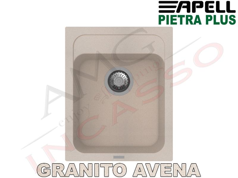 Lavello Apell Pietra Plus PTPL400GO 40X50 1 Vasca Granito Avena
