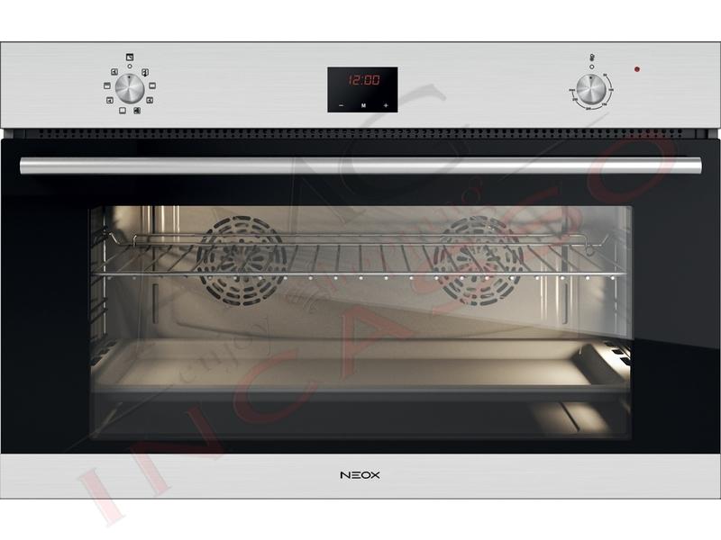 Forno Ventilato Steel Line cm. 90 Acciaio Inox 8 Funzioni Classe A
