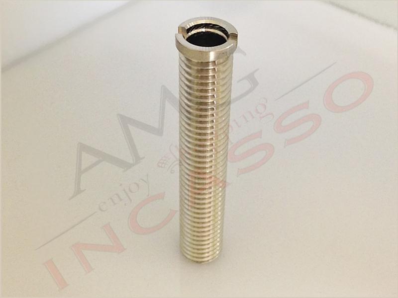 Bussola Ottone Cromato M12x70 per lavelli con spessore da 1 a 5 centimetri