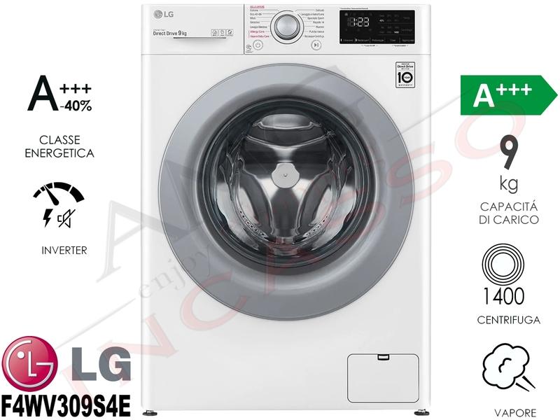 Lavabiancheria Smart AI DD™ Classe A+++ Capacità Kg. 9 Centrifuga 1400 giri