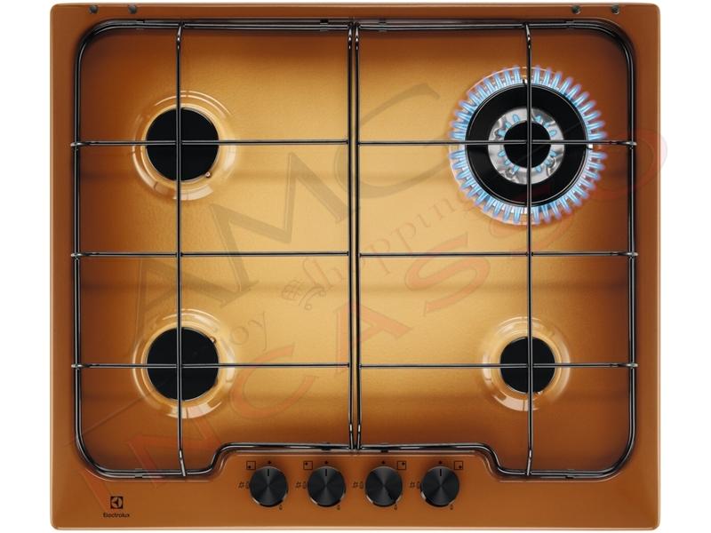 Piano Cottura Cucina Soft Line 4 Fuochi Gas cm.60 Terra di Francia