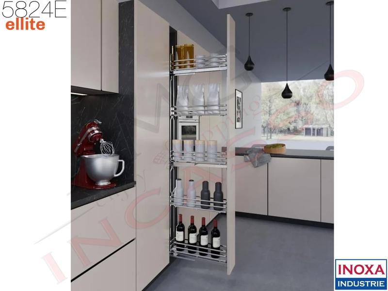 Colonna Portabottiglie Estraibile ELLITE 5824EY H.168 Larg.15