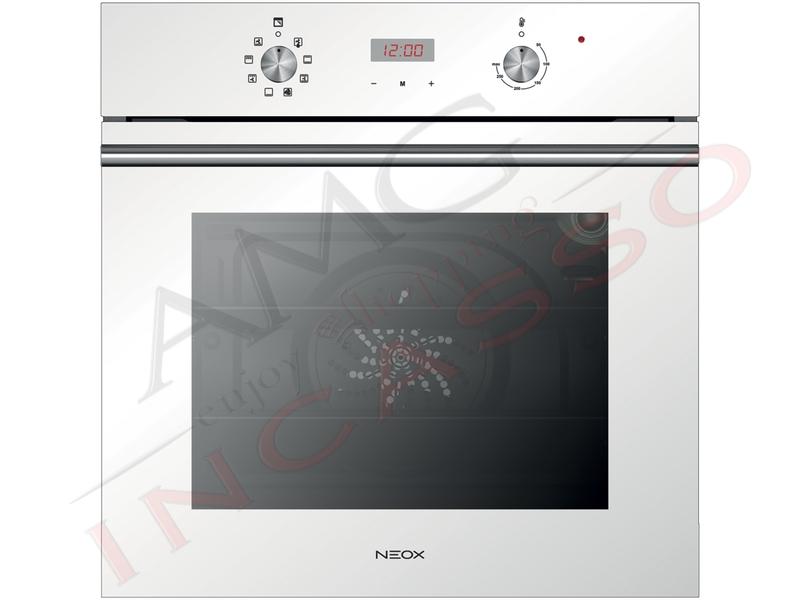 Forno Ventilato Crystal Line cm. 60 Bianco 8 Funzioni Classe A