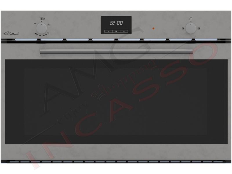 Forno a Gas Ventilato con Grill Pro Line cm. 90 Acciaio Inox  4 Funzioni Classe A