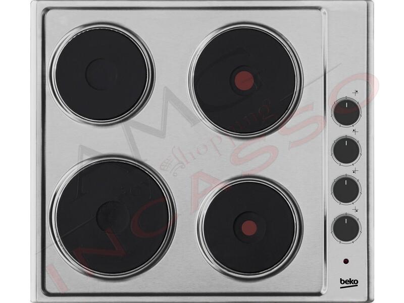 Piano Cottura Incasso Elettrico Beko HIZE64101X 4 Piastre Elettriche