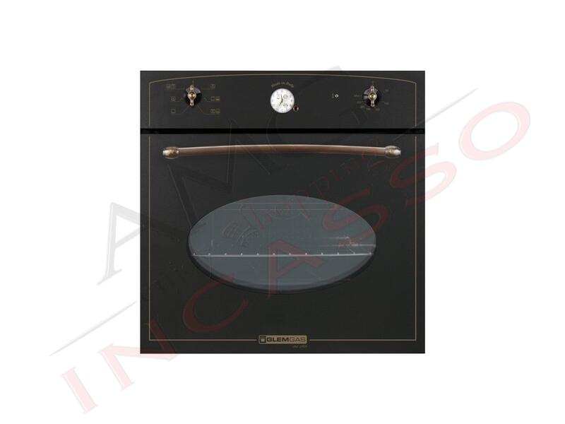 Forno Incasso Elettrico Ventilato  Glem Gas GFT64AN-S3 60 Cm Classe A Antracite