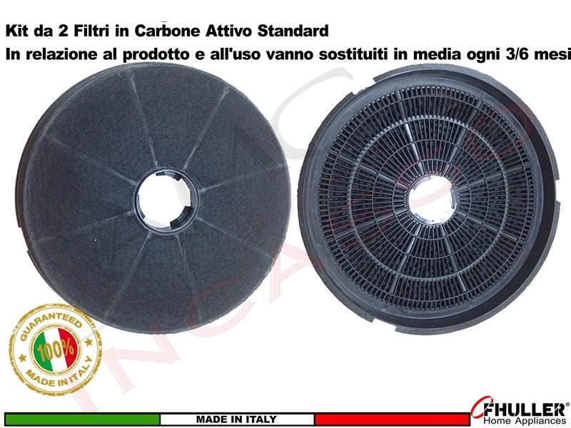 Coppia Filtri per Motori AIR STYLE FHULLER SE185TNZ antiodore ai carboni attivi