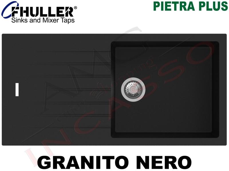 Lavello Incasso Apell-Fhuller PTPL1001GB 10050 1 Vasca + Gocc. Granito Nero
