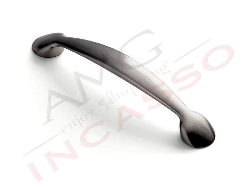 Maniglia Pomolo Pomello 715 distanza tra i fori 9,6 cm nichel satinato cucina