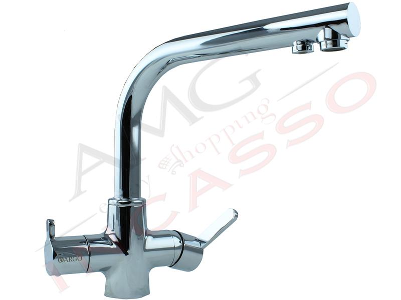 Miscelatore Argo/Paini 2466/01E Sondrio Cromo 3 Vie per Acqua Filtrata