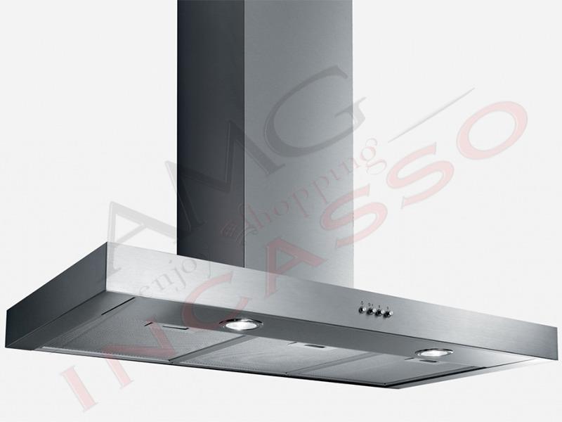 Cappa a Parete 55915388 Sofia H10 cm.60 Portata 368 m³/h Acciaio Inox Satinato Classe E