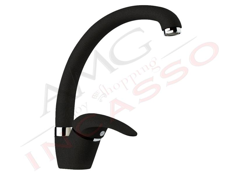 Rubinetto Miscelatore Italiano Argo Paini 2811/LC59JP Napoli Canna Alt Antracite