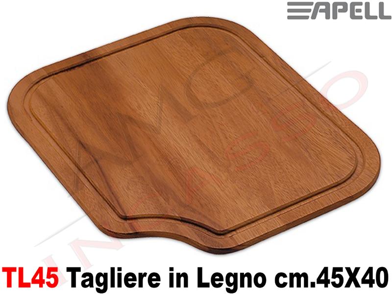 Accessorio Apell TL45 Tagliere in Legno per Vasca cm.45X40