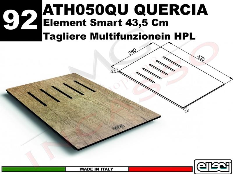 Accessorio 92 ATH050QU Element Tagliere Multifunzioni HPL Smart Line Quercia