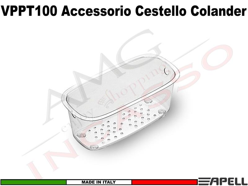 Accessorio Apell VPP100 Cestello Colapasta in Polietilene cm.16X30